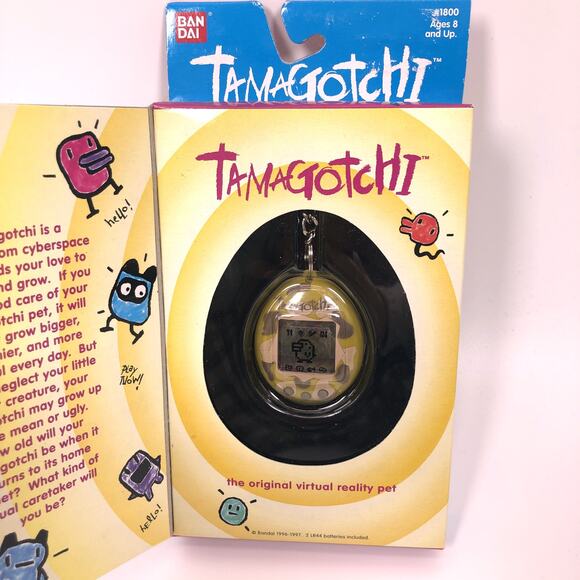 Tamagotchi Bandai 2004 Bleu Translucide (Testé Et Fonctionne